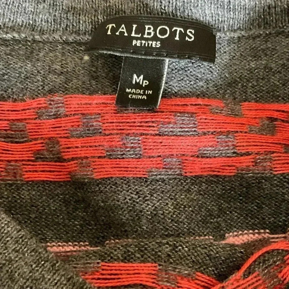 Talbots Geometric Print Sweater - Picture 3 of 5